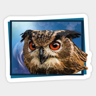 Royal Owl Sticker